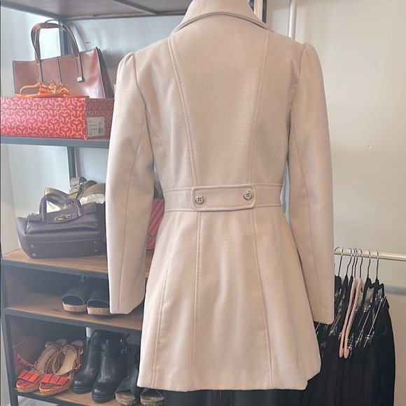 Atmosphere Women's Cream Double-Breasted Pea Coat from the south of France 🇫🇷 - Picture 10 of 14